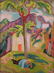 Figure Resting under a Tree, St. Agnes